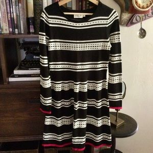 Striped Sweater Dress